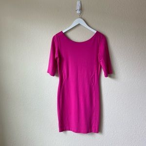 Amanda Uprichard Hot Pink Sheath Dress Sz M